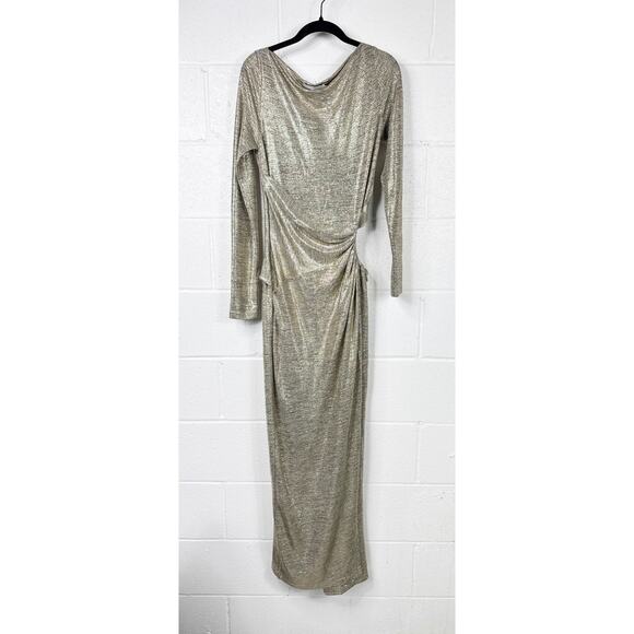 Significant Other Chloe Midi Dress Gold - Picture 4 of 9
